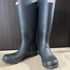 HUNTER 長靴　23cm−23.5cmぐらい