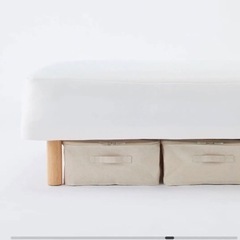 ◇ 無印　脚付きマットレス　シングルベッド　