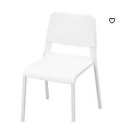 IKEA 白い椅子1脚