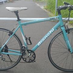良品】BIANCHI ROMA Ⅱ ビアンキ ローマ2 クロスバイク チェレステ