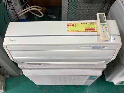 K04472　ダイキン　中古エアコン　主に10畳用　冷房能力　2.8KW ／ 暖房能力　3.6KW