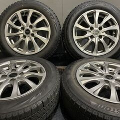 【BS BLIZZAK VRX2 165/65R14】スタッドレス【BALMINUM T10/TR10 14インチ 5.5J4HPCD100+39】バリ溝 タンク ルーミー ヴィッツ等　(TB858)