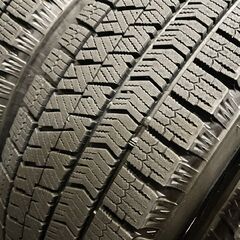 【BS BLIZZAK VRX2 165/65R14】スタッドレス【BALMINUM T10/TR10 14インチ 5.5J4HPCD100+39】バリ溝 タンク ルーミー ヴィッツ等　(TB858)