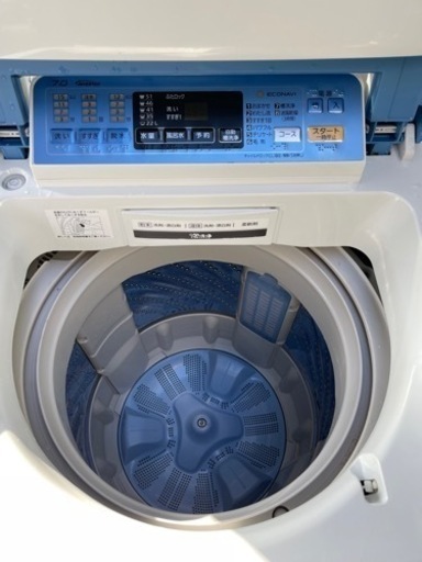⭐️清掃済⭐️【Panasonic/パナソニック 7.0㎏洗濯機】美品 2015年製 NA-FA70H1 家電 洗濯 簡易乾燥付