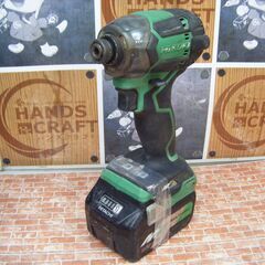 ハイコーキ WH36DC インパクトドライバ ※ライト不良 バッテリー×1 充電器 中古品 【ハンズクラフト宜野湾店】 ハイコーキ WH36DC インパクトドライバ ※ライト不良 バッテリー×1 充電