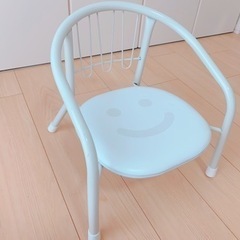 子供用 パイプ椅子 ベビーチェア 白 ホワイト