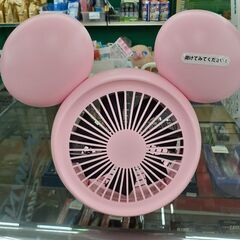 【ドリーム川西店御来店限定】  ミッキーコンパクト扇風機 ピンク...
