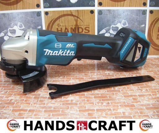 マキタ　makita　GA518D　ディスクグラインダ　本体のみ　18V　中古美品　【ハンズクラフト宜野湾店】