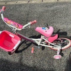 補助輪付き子供用自転車 (14インチ ）