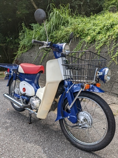 90cc登録・調子の良い整備の行き届いたプレスカブ ！　純正シート、タンク、チェーン等交換済み！