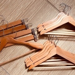 【ネット決済】木製ハンガー
