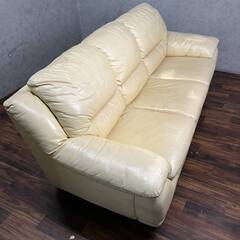 WY5/8 Leatherworld レザーワールド 三人掛けソファ オールレザー 総革