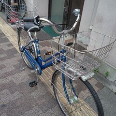 Town bicycle advance[タウン バイシクル アドバンス]26吋 ファミリーサイクル 内装3段/LEDオート/ブルー