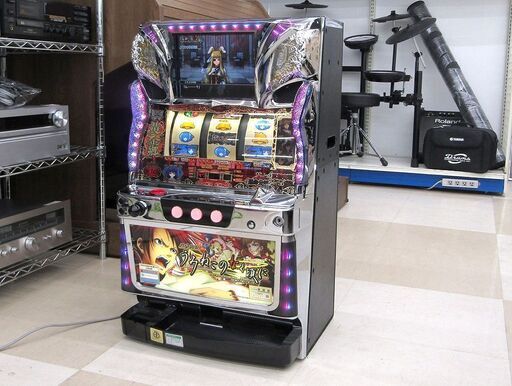 札幌市清田区 パチスロ実機 オーイズミ うみねこのなく頃に コイン不要機付き 家庭用電源で遊技可能 中古品 動作確認済み