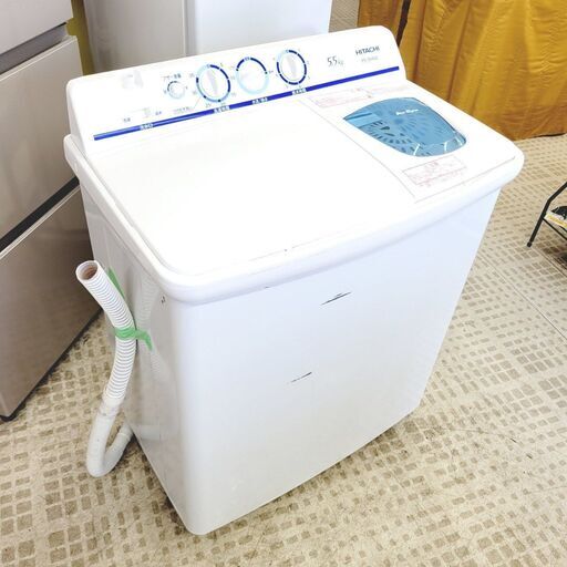 【ジモティ特別価格】日立/HITACHI 二層式洗濯機 PS-55AS2 2019年製 5.5キロ