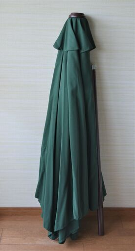 アルミガーデンパラソル 250ハンドルN-GR（グリーン）パラソル径250cmガーデンの日よけに
