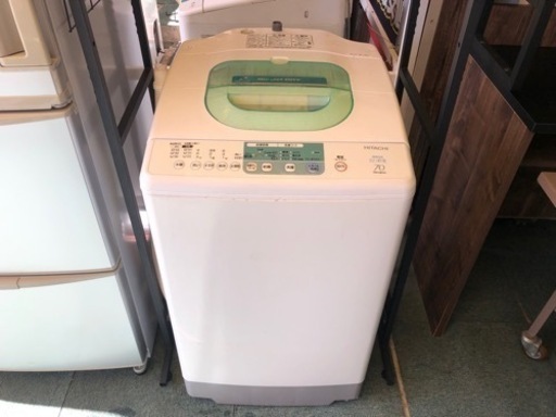 【リサイクルサービス八光】2008年製　日立　白い約束　7㎏　全自動洗濯機　NW-KB707