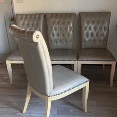 4脚セットダイニングチェアー美品