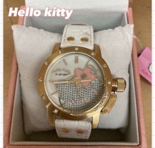 高価値】 レア ☆ S179 超美品 腕時計 JHK158-131S Kitty Hello 腕時計