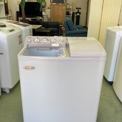 【お取引中】日立 HITACHI 二槽式洗濯機 ～青空～ 洗濯容...