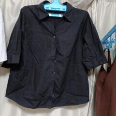 黒のシャツ夏用サイズ3L