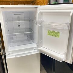SHARP 2ドア冷蔵庫 152L つけかえどっちもドア 白 ホワイト 2021年製 
