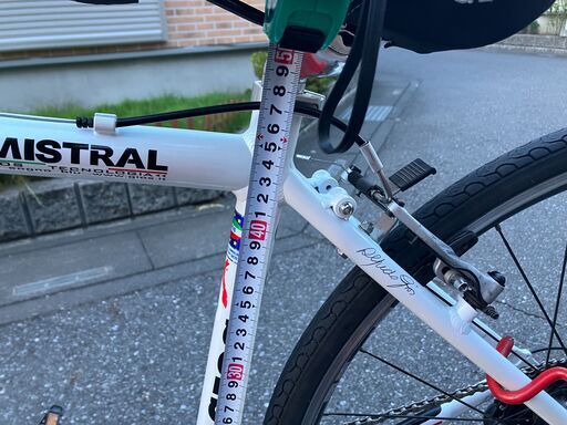 GIOS MISTRAL 700C 480mm ホワイト クロスバイク GIOS MISTRAL 700C