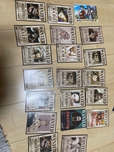 ワンピース  麦わらストア  手配書ブロマイド
