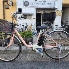 電動自転車 パナソニック　 26インチ 3段変速 8.9Ah４点灯充電器あり Panasonic パナソニック 電動自転車 ビビ・L 24インチ 26インチ 2025年