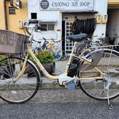 🍭🍭 電動自転車 パナソニック 26インチ 🟡 3変速 8.9AH 3点 充電器