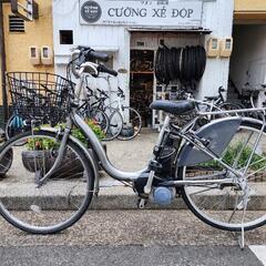 ?? 電動自転車 ブリヂストン 26インチ シルバー 8.9ah 5点 配達可能