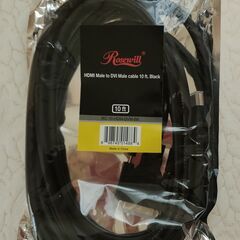 <<売却済>> HDMI-DVI変換ケーブル ３メートル Ros...