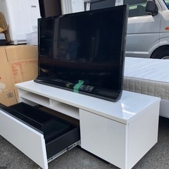 福岡市内配送無料テレビ台とテレビセットでシャープ 40V型 液晶 テレビ AQU OS LC-40J10-B フルハイビジョン HDD (外 付)