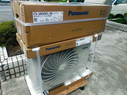 新品 パナソニックCS-283DFL 2023年製モデル 2.8kw 10-12畳用 標準取り付け込み　65500円