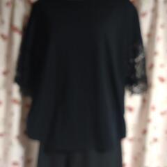 羽織物、襟無しシャツ、ガウチョパンツ