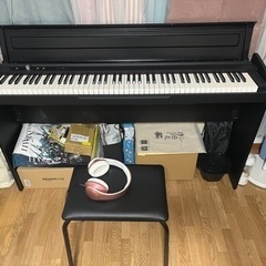 【3点セット】KORG 88鍵 電子ピアノ、CASIO 純正イス...