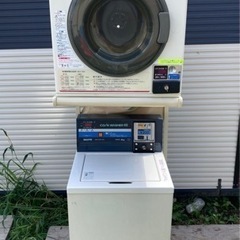 【南幌】サンヨー コイン式洗濯乾燥機セット SANYO ASW-...