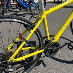 ☆591　LOUIS　GARNEAU　クロスバイク（黄色）【リサイクルマート鹿児島宇宿店】