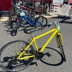 ☆591 LOUIS GARNEAU クロスバイク（黄色）【リサイクルマート鹿児島