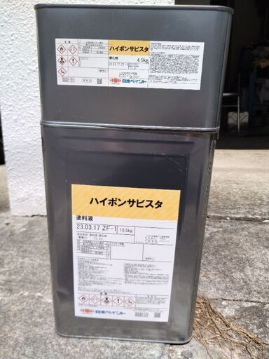 ハイポンサビスタ（クリア）15kg１缶です。