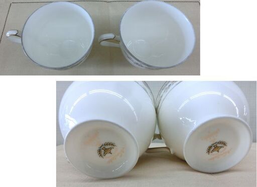 廃番品 オールドノリタケ Noritake カップ＆ソーサー ペア アフロディーテ APHRODITE BONE CHINA 札幌 西野店