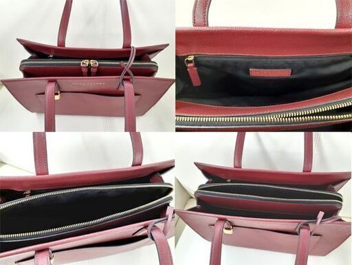 美品 マークジェイコブス トートバッグ H049L03FA22 605 ポメグラネイト MARC JACOBS レザー 革 ミニトート 2way 札幌市 厚別店 美品 マークジェイコブス トートバッグ H049L03FA22 605