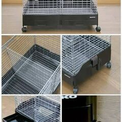 希少 廃盤品 うさぎケージ ペア飼育に最適 SANKO イージーホーム 80-PRO