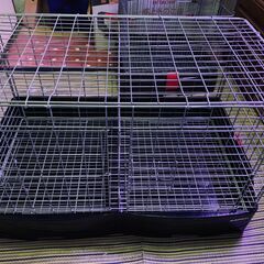 希少 廃盤品 うさぎケージ ペア飼育に最適 SANKO イージーホーム 80-PRO