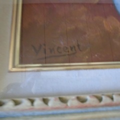 ゴッホ 油彩画 6本のひまわり F6 サイン オルセー認証票 引き取り限定