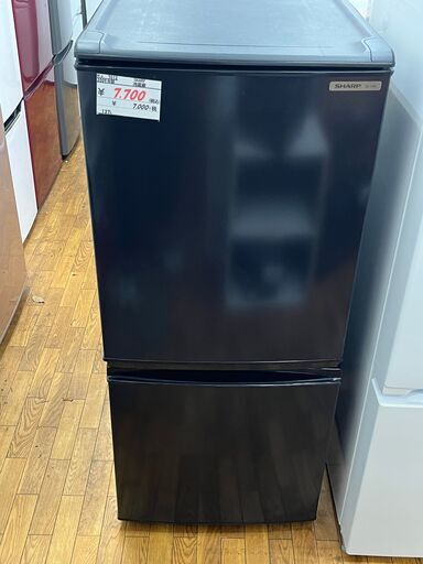 【リサイクルショップどりーむ鹿大前店】No.7012　冷蔵庫　2009年製　SHARP　シャープ　137L　SJ-14R-B