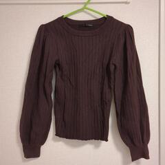 Heather濃い茶色のセーター