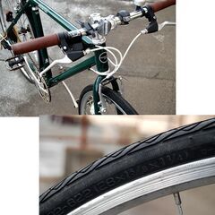 クロスバイク ウィークエンド バイクス 自転車のあさひ ７速 510㎜ 28インチ 32-622 700×32C グリーン系 自転車  札幌市 清田区 平岡