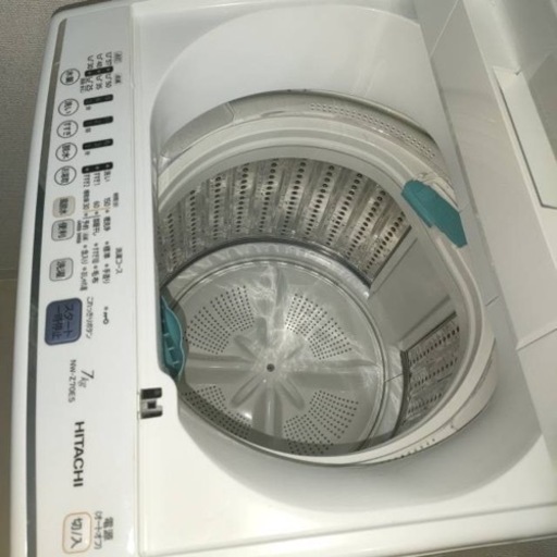 最終値下げ！洗濯機　7kg 日立　2019年製
