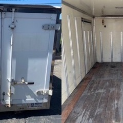 No.814 保冷バン 2t 車 アルミ 箱 バイク 倉庫 トラック コンテナ 米 